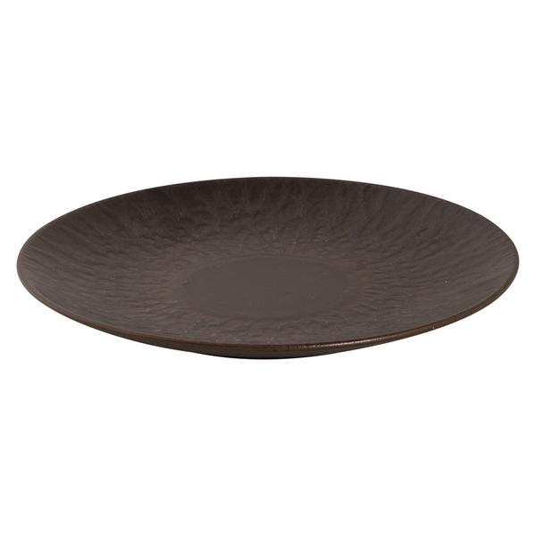 (6 stuks) Rust - bord - vlak - steengoed - Ø210mm - bruin