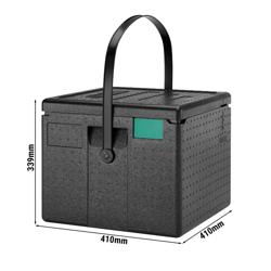 CAMBRO | CAM GOBOX® - pojemnik ładowany od góry na pizzę - z paskiem do przenoszenia - na 6 pizz - czarny