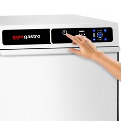 Máquina de lavar copos - Tátil - 3,30kW - com bomba de drenagem, doseador de detergente e abrilhantador