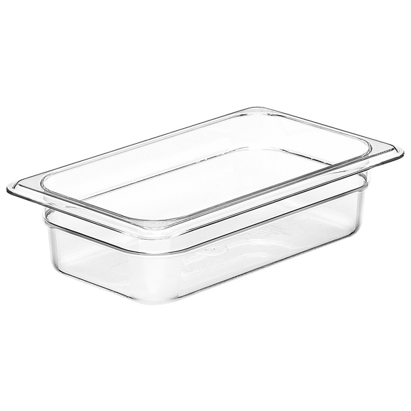 (6 piezas) CAMBRO | Recipiente GN de policarbonato Camwear® 1/4 - transparente - profundidad 65 mm