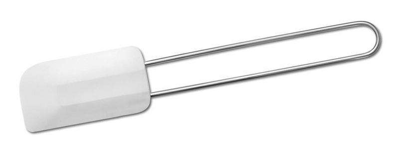 Deegschraper - RVS handvat - 130mm - Kunststof - flexibel