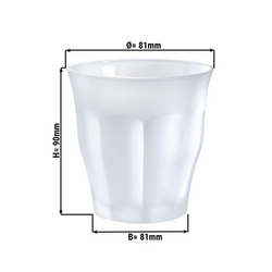 (12 stycken) Duralex All Purpose Dricksglas - ISTANBUL - 250 ml - Vit