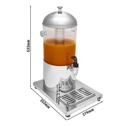Commercial Juice Dispenser – 7.5 L - Stainless Steel - Ice-cooled