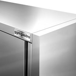 Paslanmaz Çelik Duvar Dolabı PREMIUM - 800x400mm - Menteşeli Kapılı - 800mm yükseklik - Ara Raflı