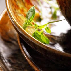 (6 adet) Tatlı / Salata Kasesi - Steinzeug - RUSTIQUE - yuvarlak - Ø150mm - Kahverengi