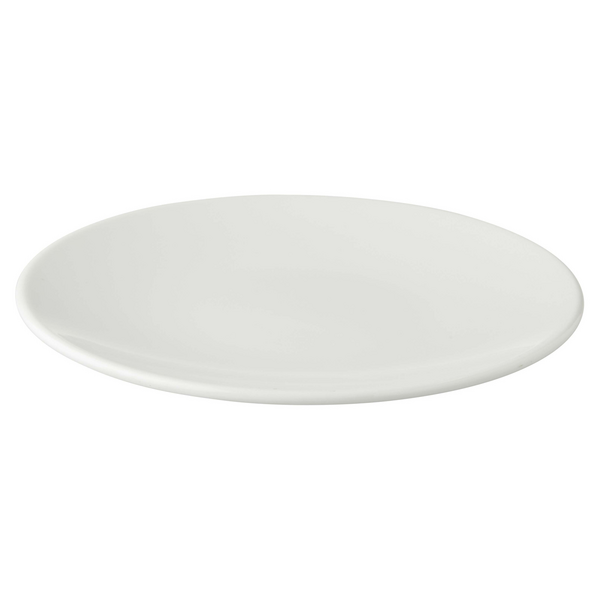 (6 adet) WHITE DELIGHT - Coupe tabak - düz - Ø 160 mm - Beyaz