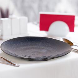 (5 db) KIRYU | Kiryu - Lapostányér - kerek - porcelán - Ø 23,5 cm - kék