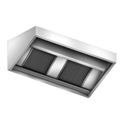 Commercial Plasma Extraction Hood - 1600mm - 1200m³/h Airflow - with Filter & Lamp