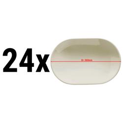 (24 st.) TEOS - Tallrik oval - 36 cm
