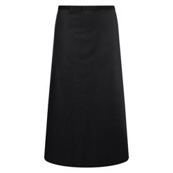 KARLOWSKY | Basic Bistro Waist Apron – Black - 100×75 cm - 65% Polyester / 35% Cotton