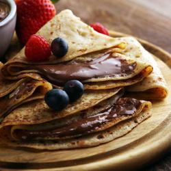 Crepiera a gas - Forma: crêpes