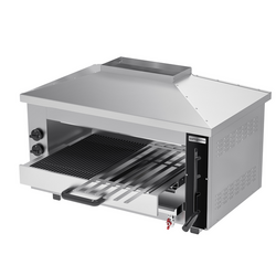 Horno de pita/salamandra - con 4 quemadores - 0,99 m