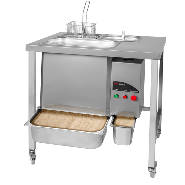 Stacja panierowania kurczaka - 930 mm - 5 kg/min	