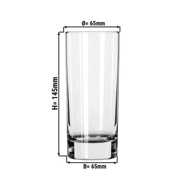 (12 pcs) Hi Ball Glass - CHICAGO - 288 ml - Clear