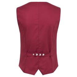 (6 piezas) Karlowsky - chaleco de mujer Lena - Burdeos - talla: 46