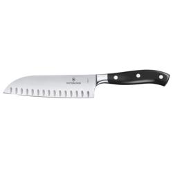 VICTORINOX | GRAND MAÎTRE - Cuțit Santoku cu margine festonată - lamă: 170mm