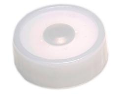 (6 pz) Coperchio per flacone dosatore - a vite - traspirante - Bianco - per salse e dressing densi - compatibile con FFO-001/002/003/004/005/007