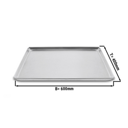 Bandeja de presentación / colector de vaciado de aluminio 600 x 400 mm