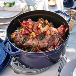 STAUB | LA COCOTTE - Kookpot - Ø 280mm - Gietijzer - Donkerblauw