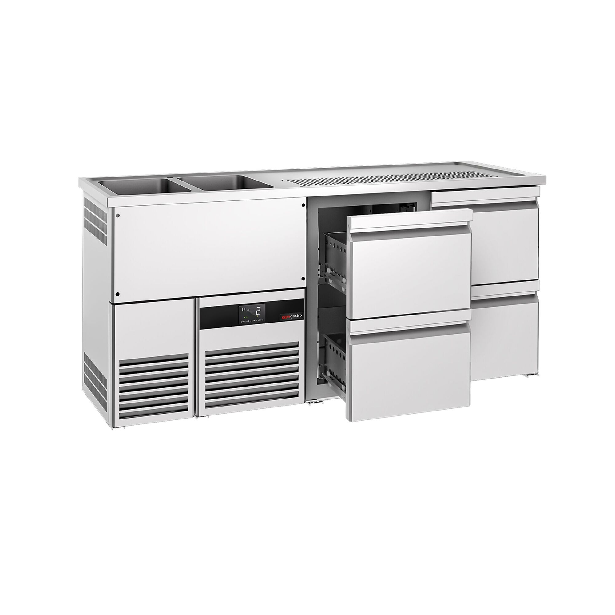 Pivski Pult PREMIUM - 1950x700 mm - 4 Ladice