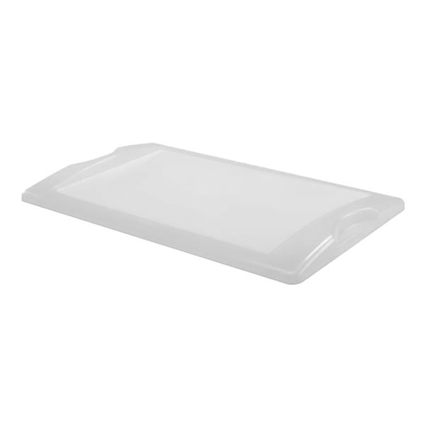 Víko pro zásobník na příbory - polypropylen - 299x533x20 mm - stohovatelné - pro zásobníky na příbory BKGGP4 a BKSGP4