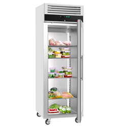 Buzdolabı Paslanmaz Çelik ECO - 600 Litre - 1 Cam Kapılı 