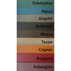 (12 stuks) Placemats James - in elegante lederlook - 33 x 46 cm - Taupe