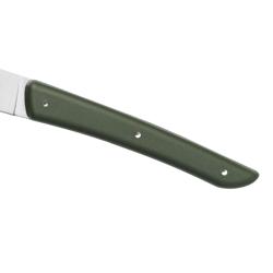 (4 pezzi) BERKEL | Coltello da bistecca - Verde oliva - Lama: 110mm