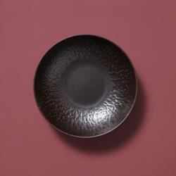 (6 szt.) RUST - Talerz głęboki - Steinzeug (kamionka) - Ø 220mm - Brązowy