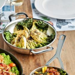 DEMEYERE | Multifunction 7 Frying Pan – Ø200 mm - 7‑Ply Stainless - Non‑Stick - Induction Ready