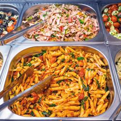 	Bain-marie incorporabil – 1,8 m – 5x GN 1/1 – cu protecție din sticlă împotriva stropirii