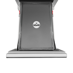 Pizzakylbänk PREMIUM - 2150x800mm - 3 dörrar och 3 lådor
