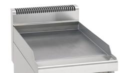 Elektrische bakplaat - 4,8 kW - Glad