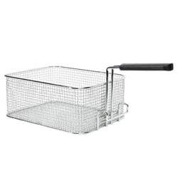 Frituurmand - 220x460x(H)180mm - met hittebestendige handgreep | RVS - passend voor EFK653-8+8