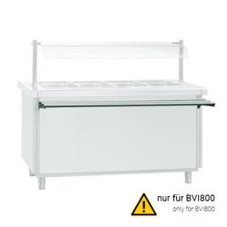 Glissière pour plateaux - KOPENHAGEN - 2250x390x100mm - compatible avec BVI800-6 & BVI800