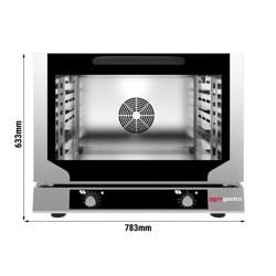 Конвекційна піч KOMPAKT -  Manual (механічне управління) - 4x GN 1/1 або EN 60x40