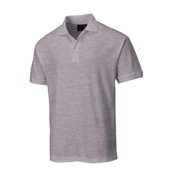 (5 stuks) Heren poloshirt - grijs - Maat: L