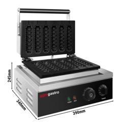 Waffeleisen / Corn Dog Maker - Einzeln - Manuell - 1,55 kW - Form: Waffel am Stiel