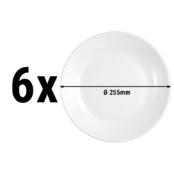 (6 Stück) SELTMANN WEIDEN | Teller - flach rund - Ø 255mm