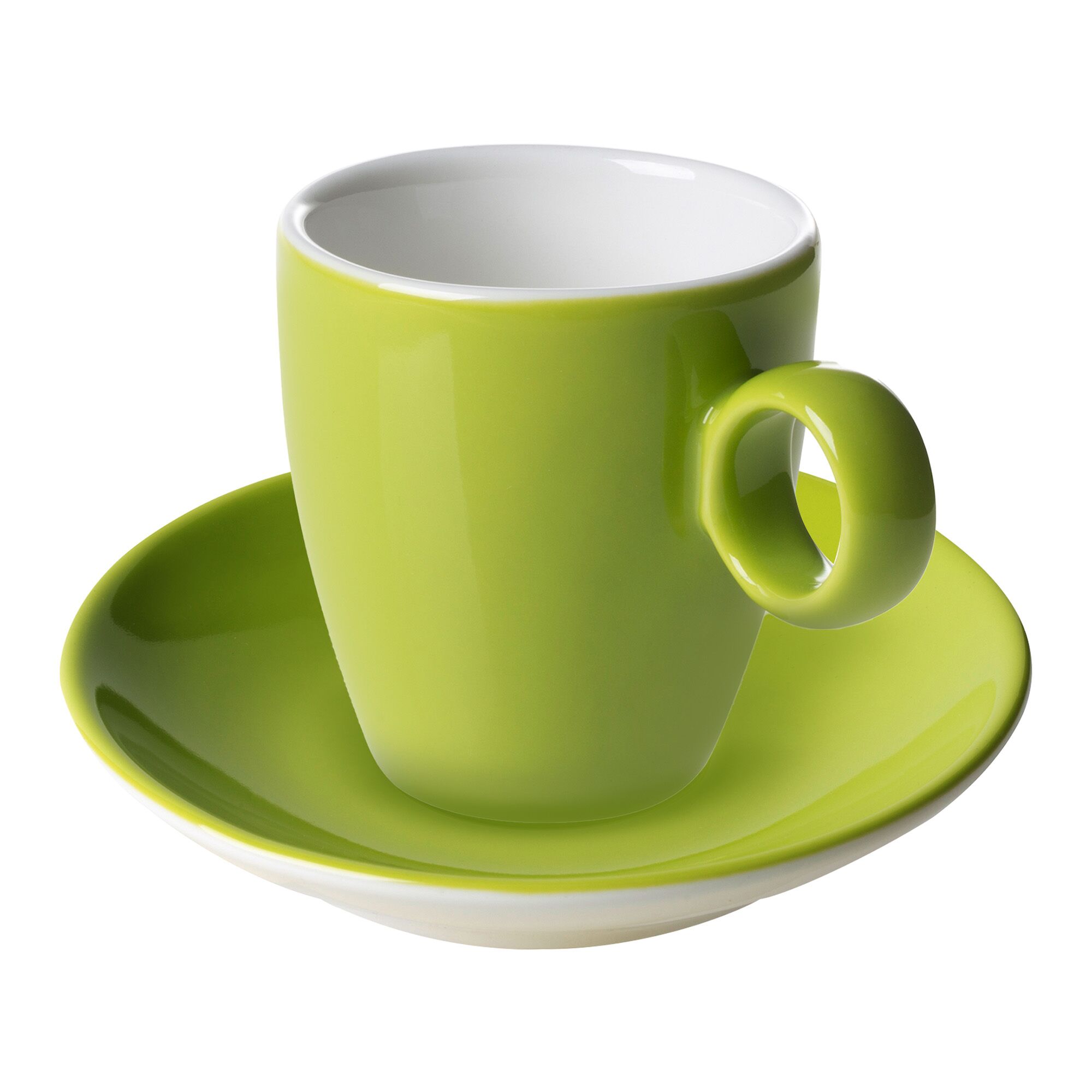 (6 pièces) BART COLOUR CAFE – Tasse à espresso – 65 ml – Vert citron