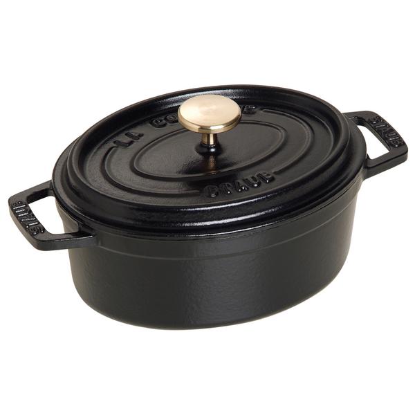 STAUB | LA COCOTTE - Cocotte - ovale - 150 mm - Ghisa - Nero