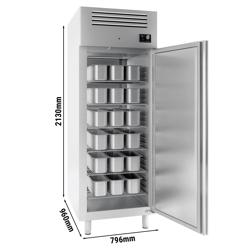 Congélateur à glace en inox Premium PLUS - EN 600x800 - 900 Litres - avec 1 porte