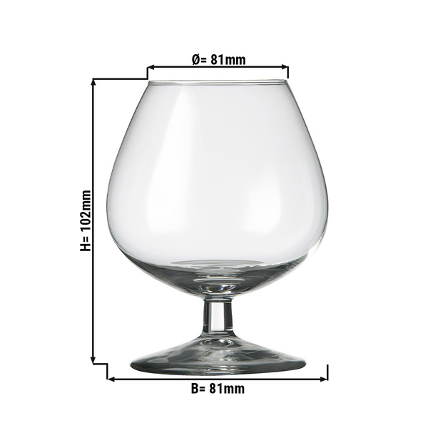 (6 komada) Čaša za konjak - GILDE - 250 ml