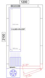 Aluminijski osnovni stalak - 1315 x 1800 mm
