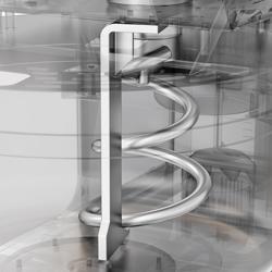 Pétrin spirale de boulangerie - 70 litres / 40 kg - 2 vitesses - avec cuve fixe - 2 moteurs