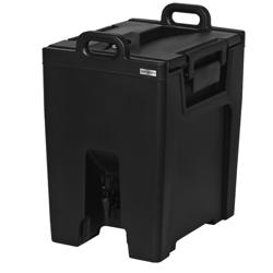 Conteneur isotherme pour boissons - 40L - avec robinet - Noir