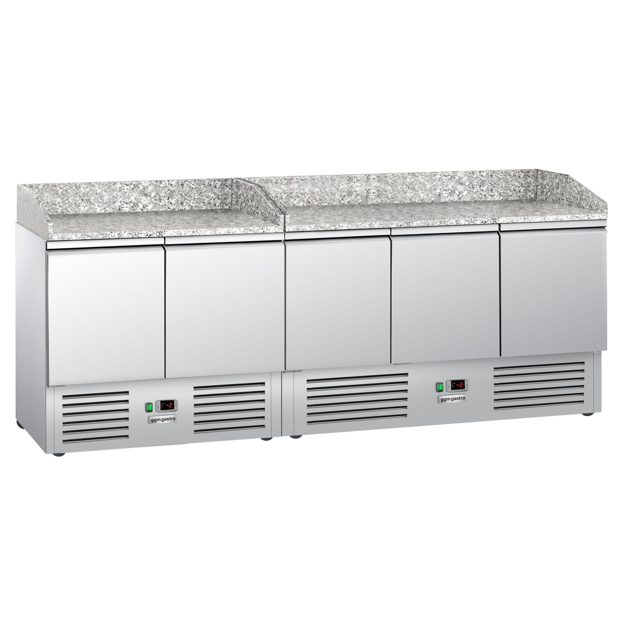 Rashladni pult za pripremu pizze ECO - 2300x700 mm - 5 vrata 