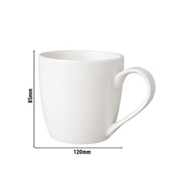 (12 unidades) BUDGETLINE - Chávena de café Mammoet Neo - 250ml - Branco