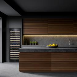 Weinkühlschrank Edelstahl ECO - 2 Klimazonen - 421 Liter - max. 160 Flaschen