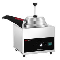 Ohřívač omáček s pumpou s vyhřívaným výpustným kohoutem - 550 W - 4,4 l - vč. vložky